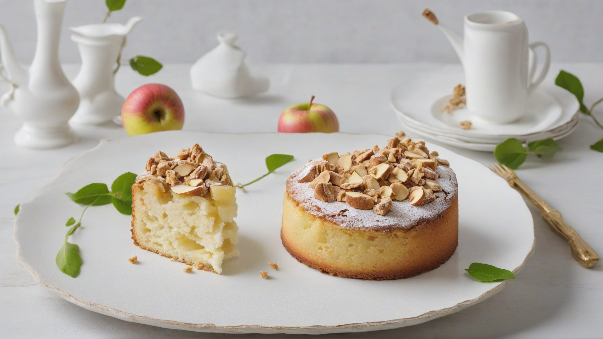 torta di mele con ricotta